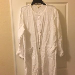 Eileen Fisher Long Button Down Dress